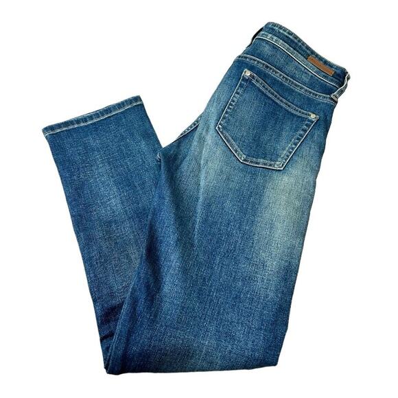 Pilcro and the Letterpress Parallel Straight Jeans Sz 29 Stretch Distressed - Picture 3 of 10